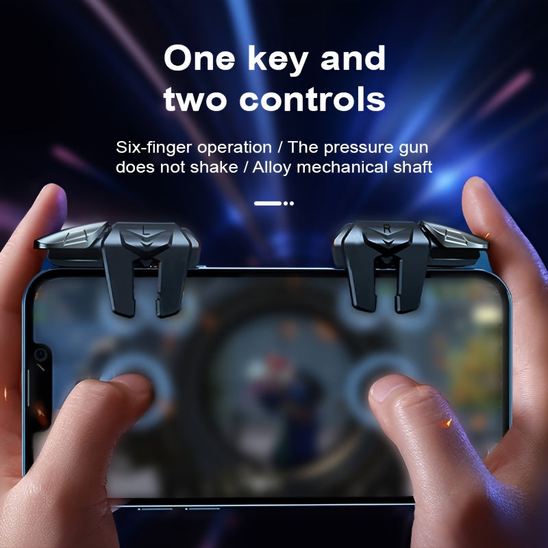 Sensitive Mobile Game Controller Triggers - Six-Finger Operation for Smooth Shooting - Zaidni Store