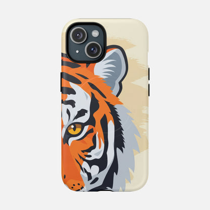Tiger Face iPhone Case — Tough Magnetic | MagSafe Compatible