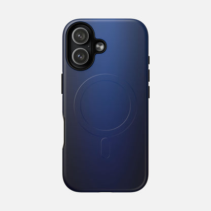 Smooth Dark Blue iPhone Case — Tough Magnetic | MagSafe Compatible