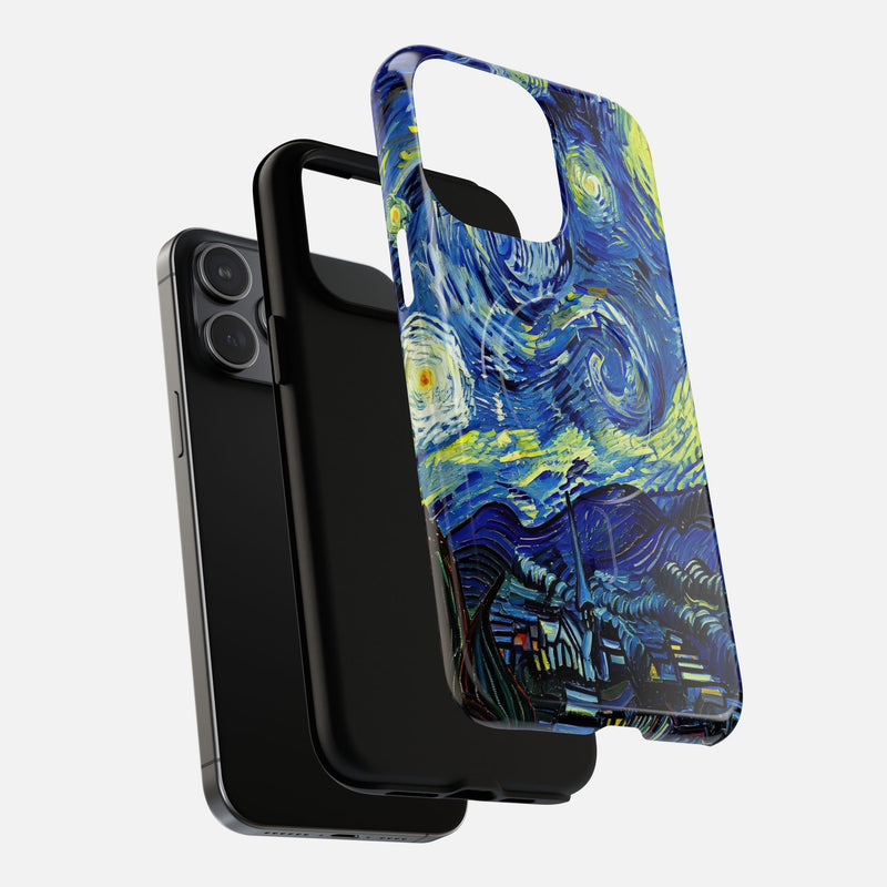 Starry Night Van Gogh Style iPhone Case — Tough Magnetic | MagSafe Compatible
