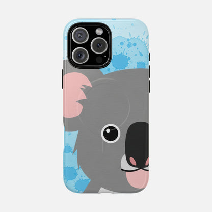 Cute Cartoon Koala iPhone Case — Tough Magnetic | MagSafe Compatible