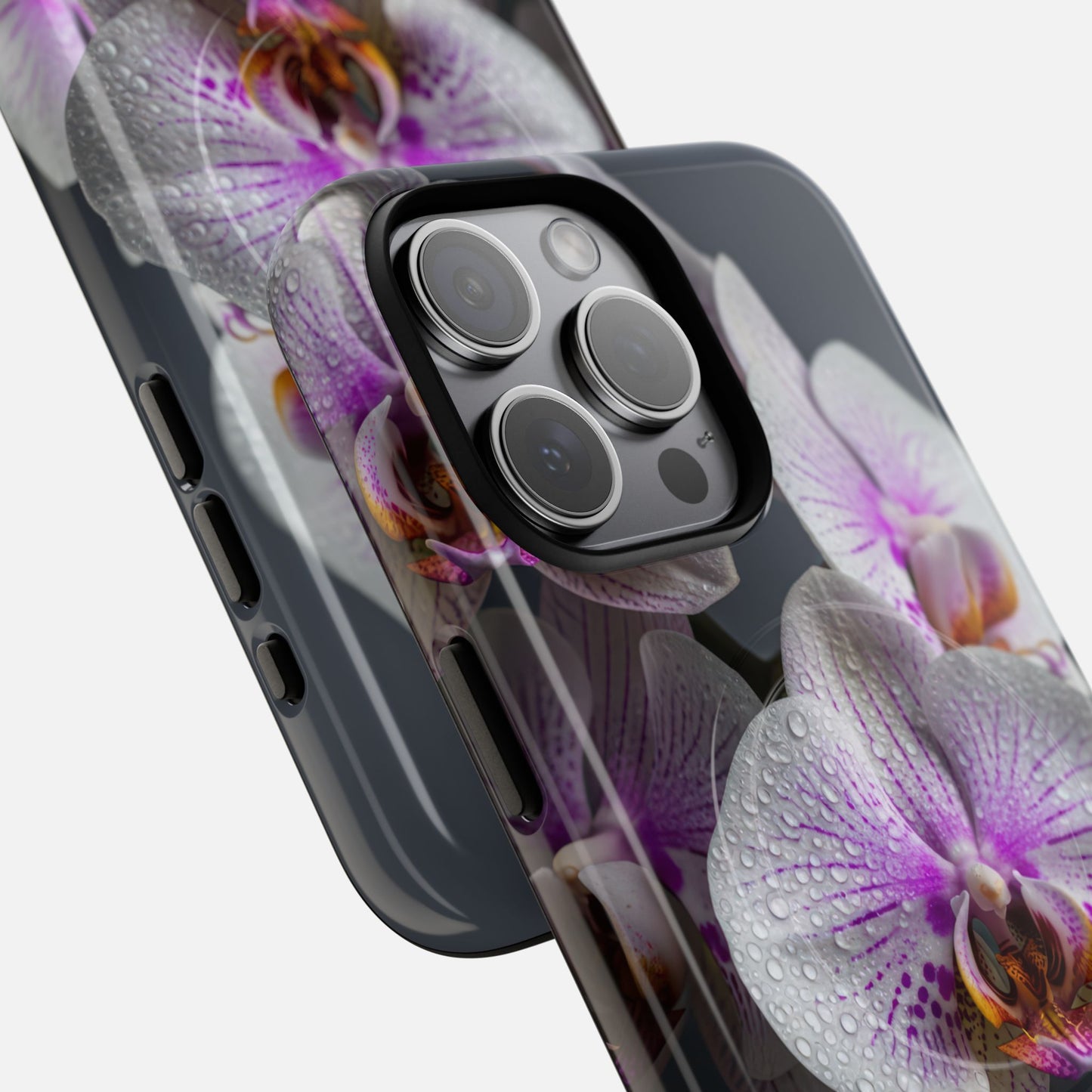 Orchid Bloom iPhone Case — Tough Magnetic | MagSafe Compatible