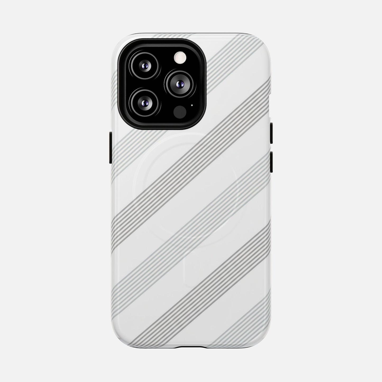 Minimal Diagonal Stripe iPhone Case — Tough Magnetic | MagSafe Compatible