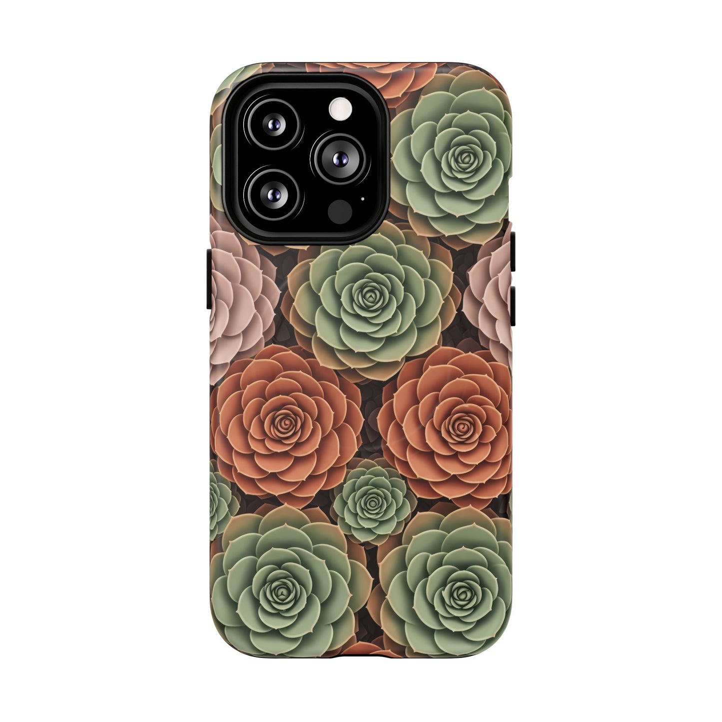 Magnetic Tough Case — Autumn Succulent Floral Phone Cover iPhone 13 Pro Matte Phone Case