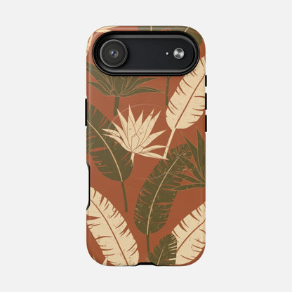 Tropical Leaf iPhone Case — Tough Magnetic | MagSafe Compatible