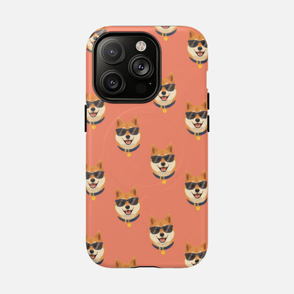 Cool Shiba iPhone Case — Tough Magnetic | MagSafe Compatible