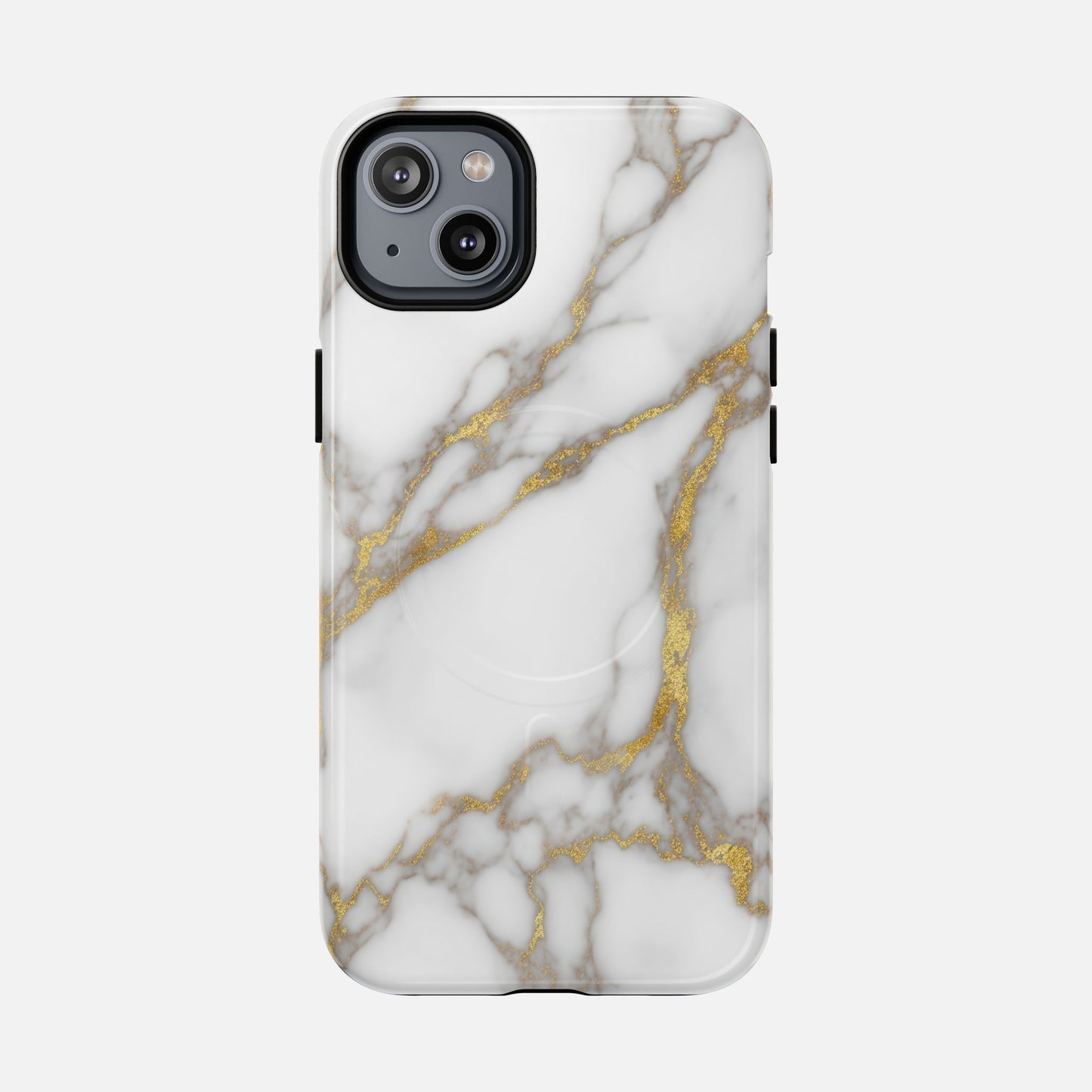 Marble Gold iPhone Case — Tough Magnetic | MagSafe Compatible