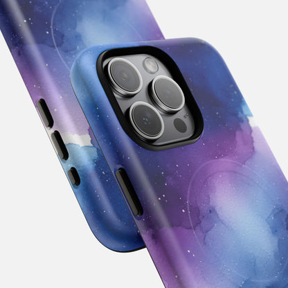 Galaxy Watercolor iPhone Case — Tough Magnetic | MagSafe Compatible