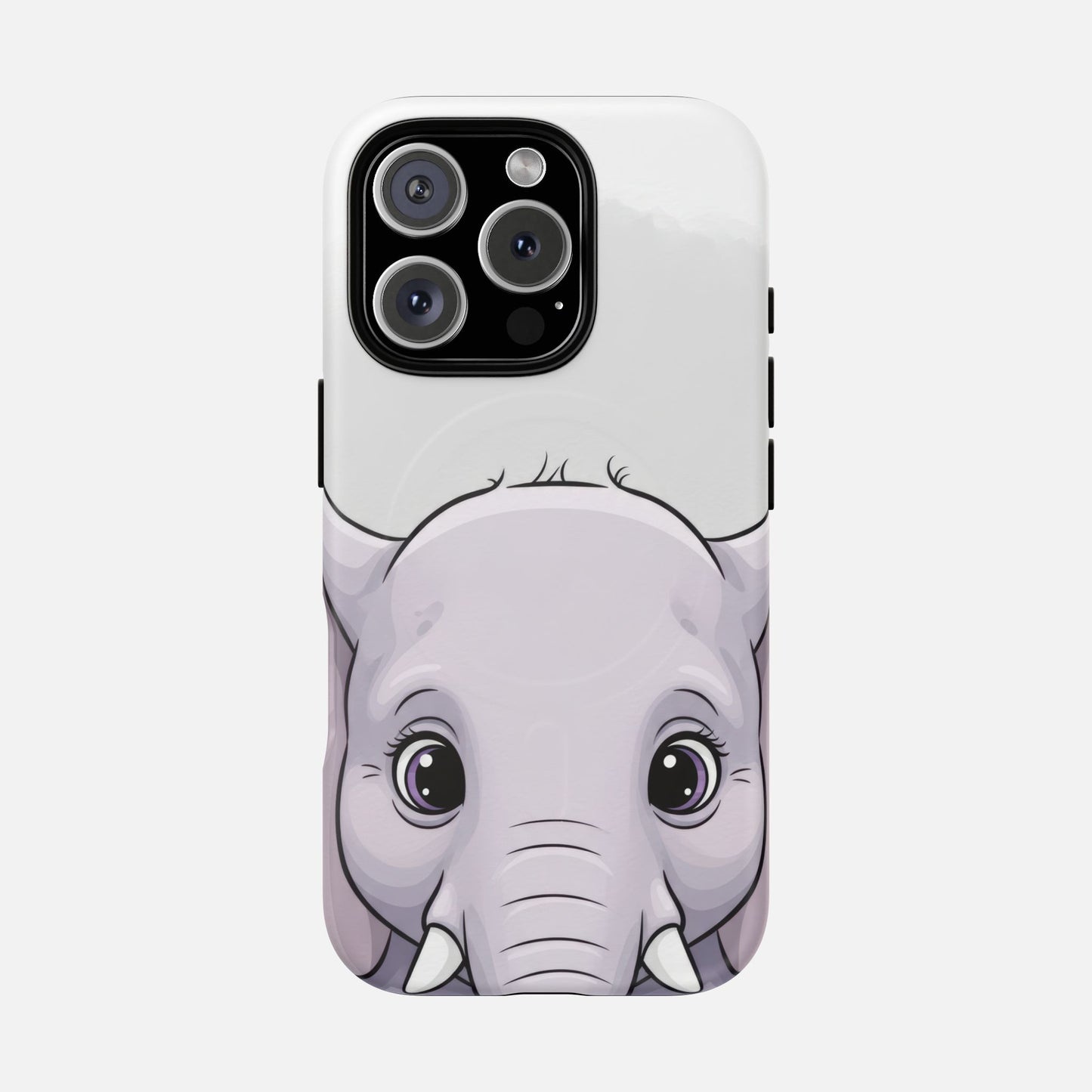 Cute Elephant iPhone Case — Tough Magnetic | MagSafe Compatible
