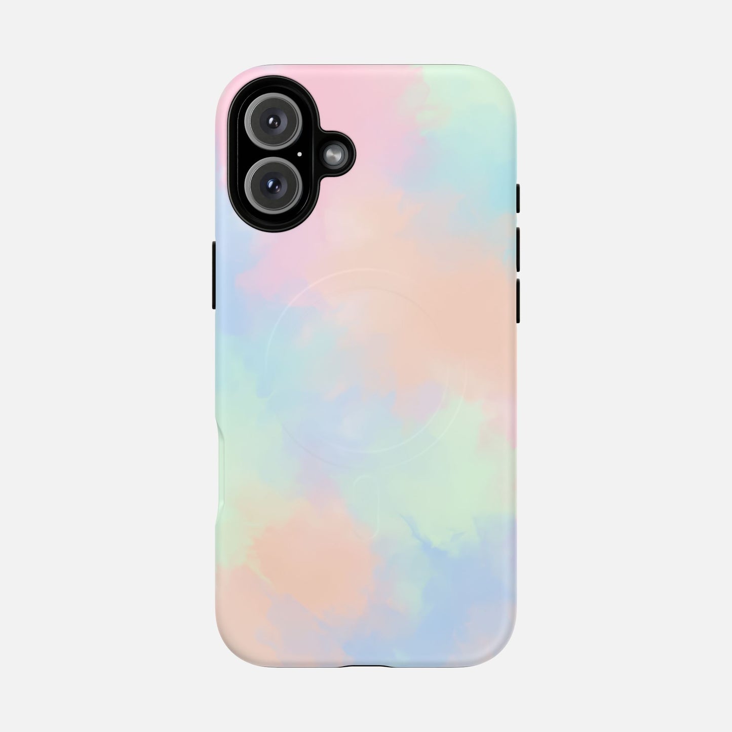 Pastel Watercolor Tough Magnetic Phone Case — Protective MagSafe Compatible Cover iPhone 16 Plus Matte Phone Case