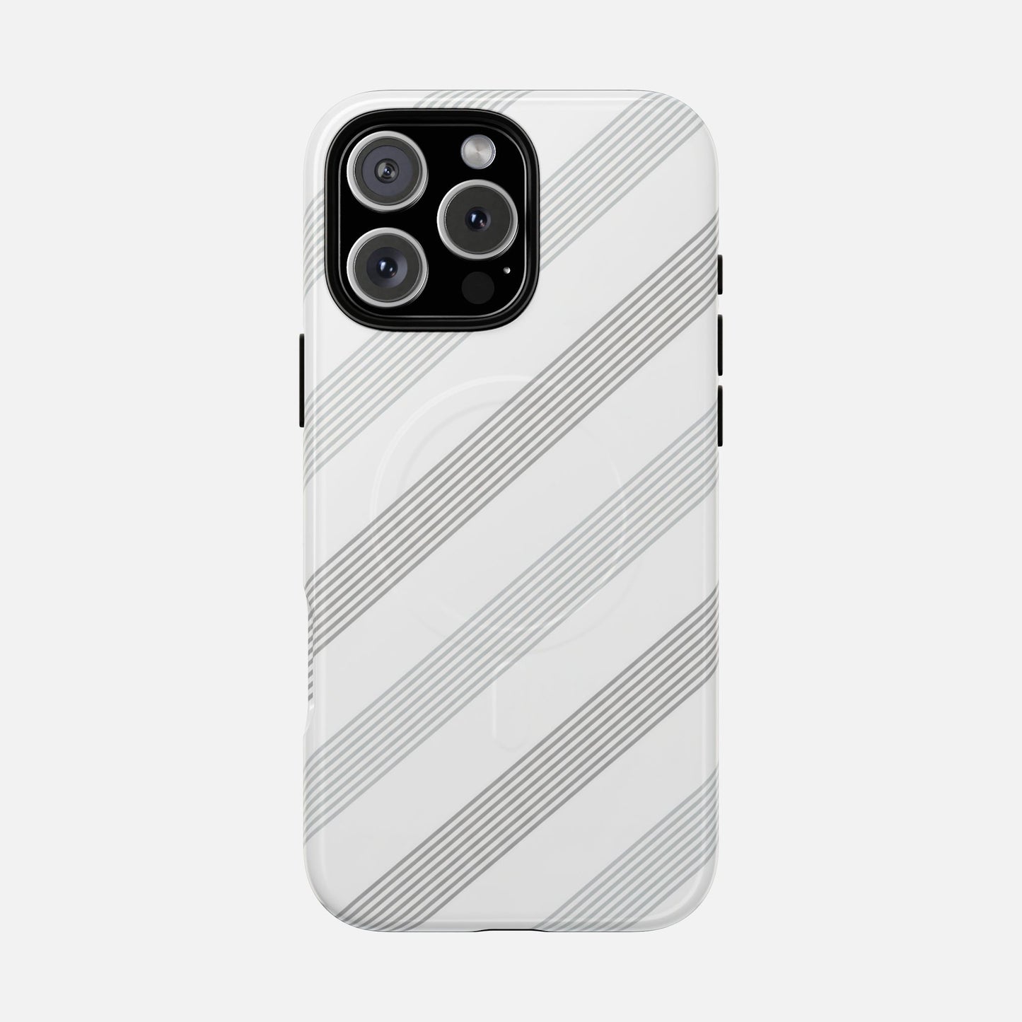Minimal Diagonal Stripe iPhone Case — Tough Magnetic | MagSafe Compatible