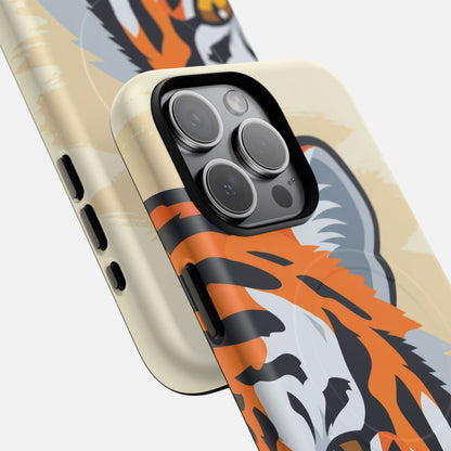 Tiger Face iPhone Case — Tough Magnetic | MagSafe Compatible