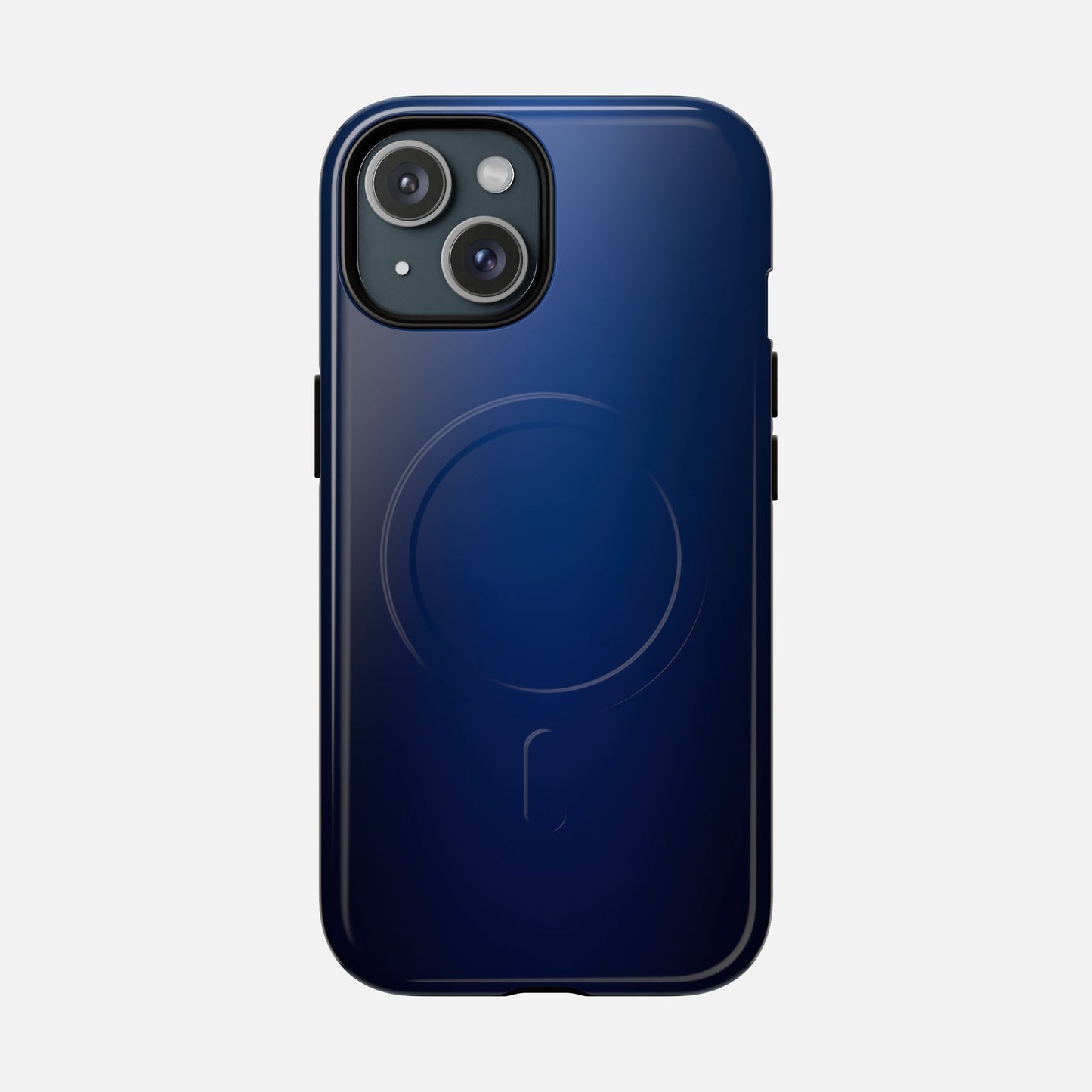 Smooth Dark Blue iPhone Case — Tough Magnetic | MagSafe Compatible
