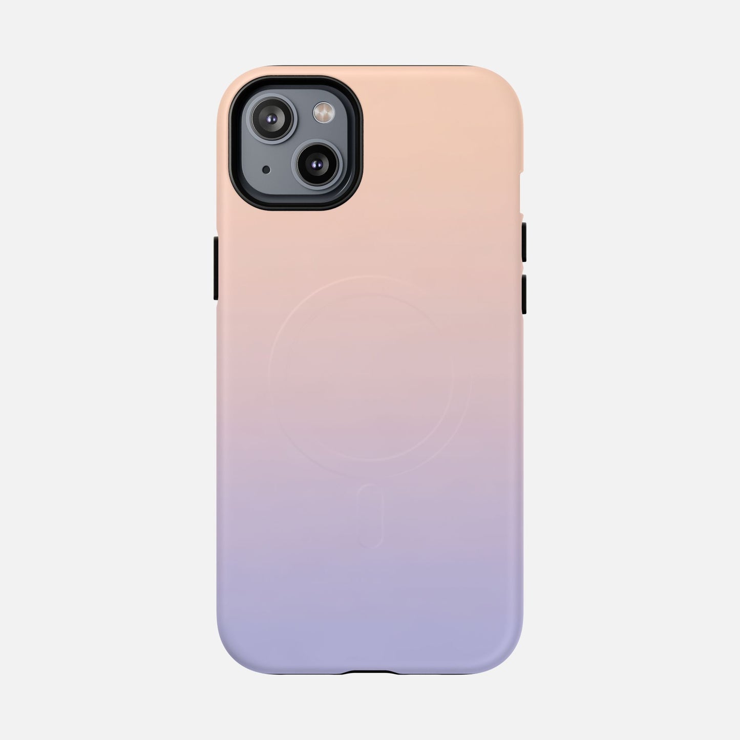 Gradient With Rose Gold to Lavender iPhone Case — Tough Magnetic | MagSafe Compatible