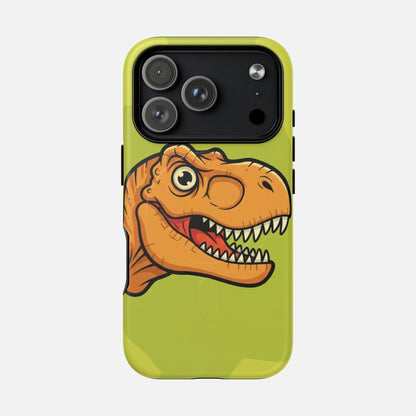 Dino Roar iPhone Case — Tough Magnetic | MagSafe Compatible