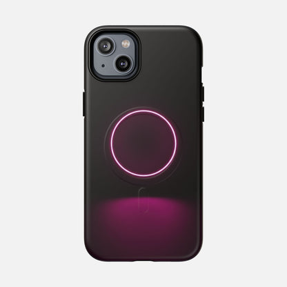 Neon Ring iPhone Case — Tough Magnetic | MagSafe Compatible