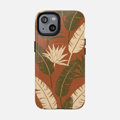 Tropical Leaf iPhone Case — Tough Magnetic | MagSafe Compatible