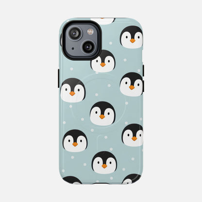 Penguin Pattern iPhone Case — Tough Magnetic | MagSafe Compatible