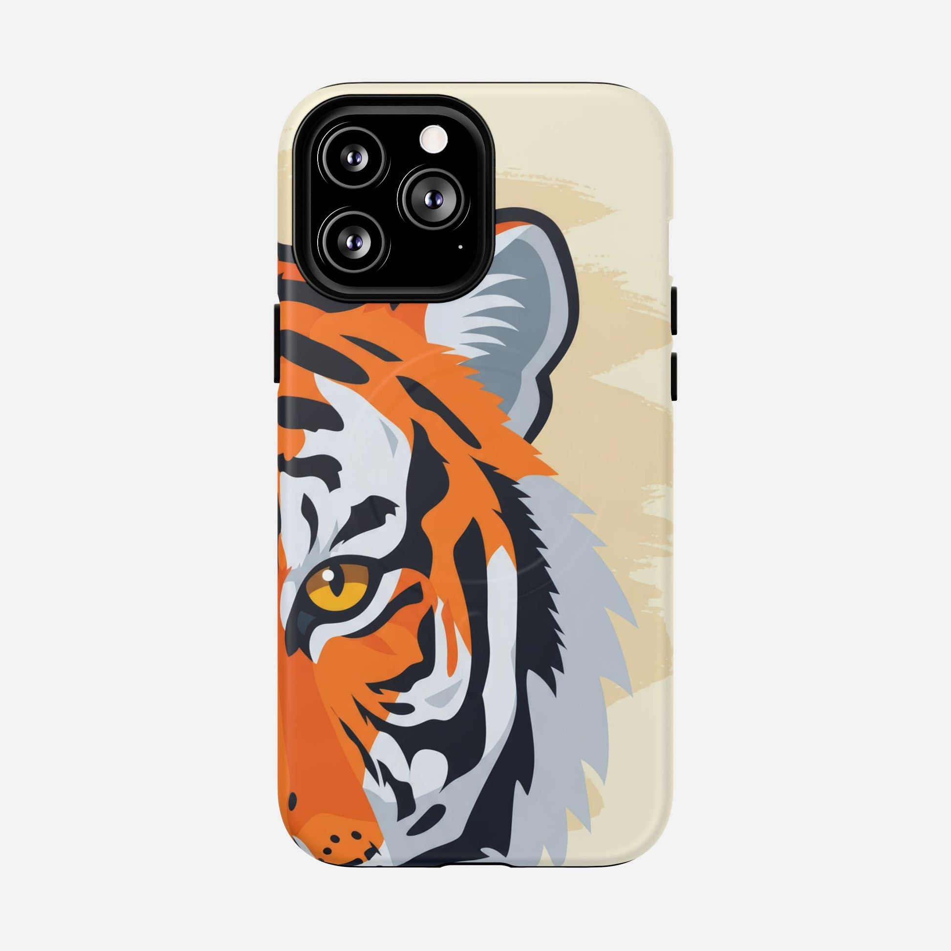 Tiger Face Magnetic Phone Case — Tough Protective Magnetic Cover iPhone 13 Pro Max Matte Phone Case