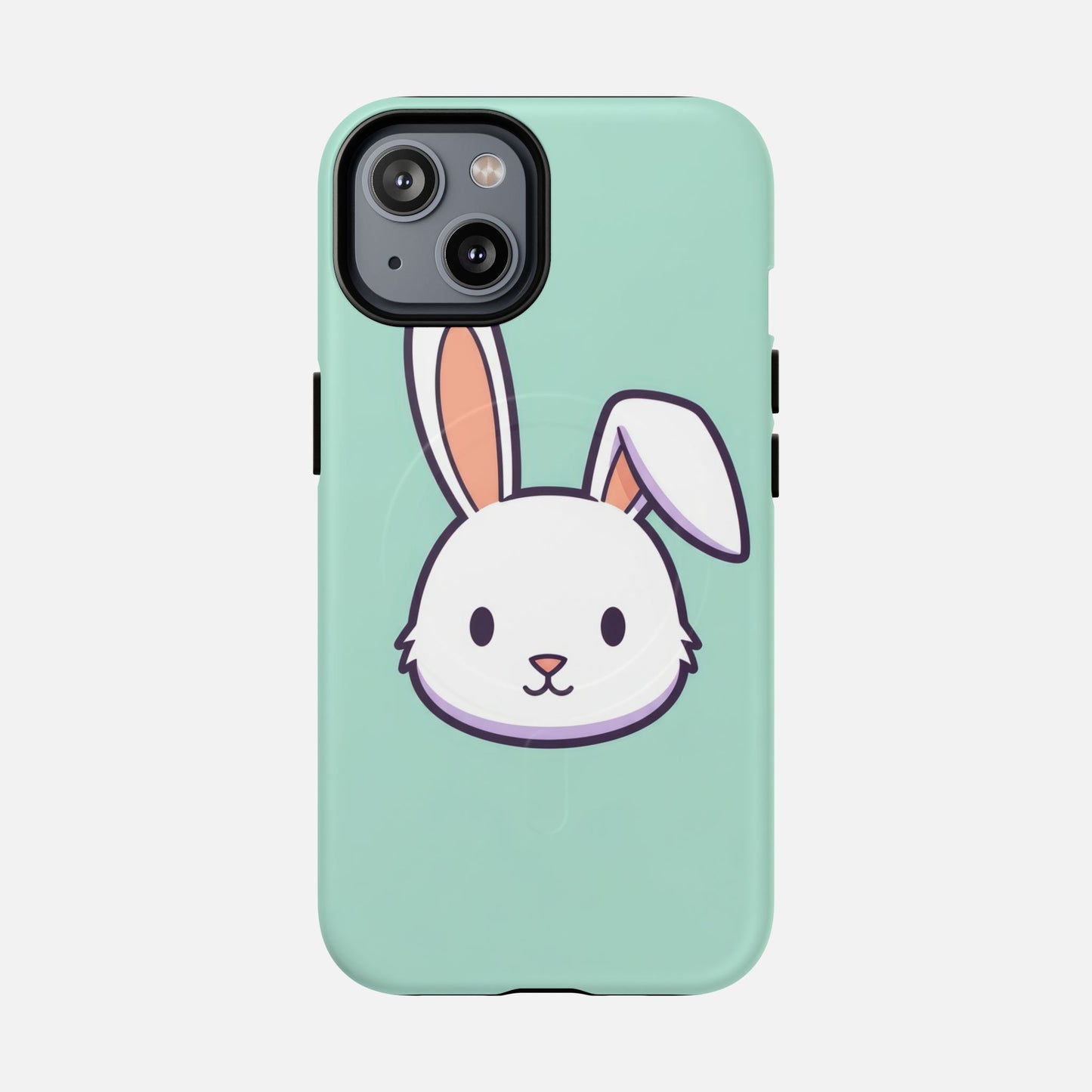 Cute Rabbit iPhone Case — Tough Magnetic | MagSafe Compatible