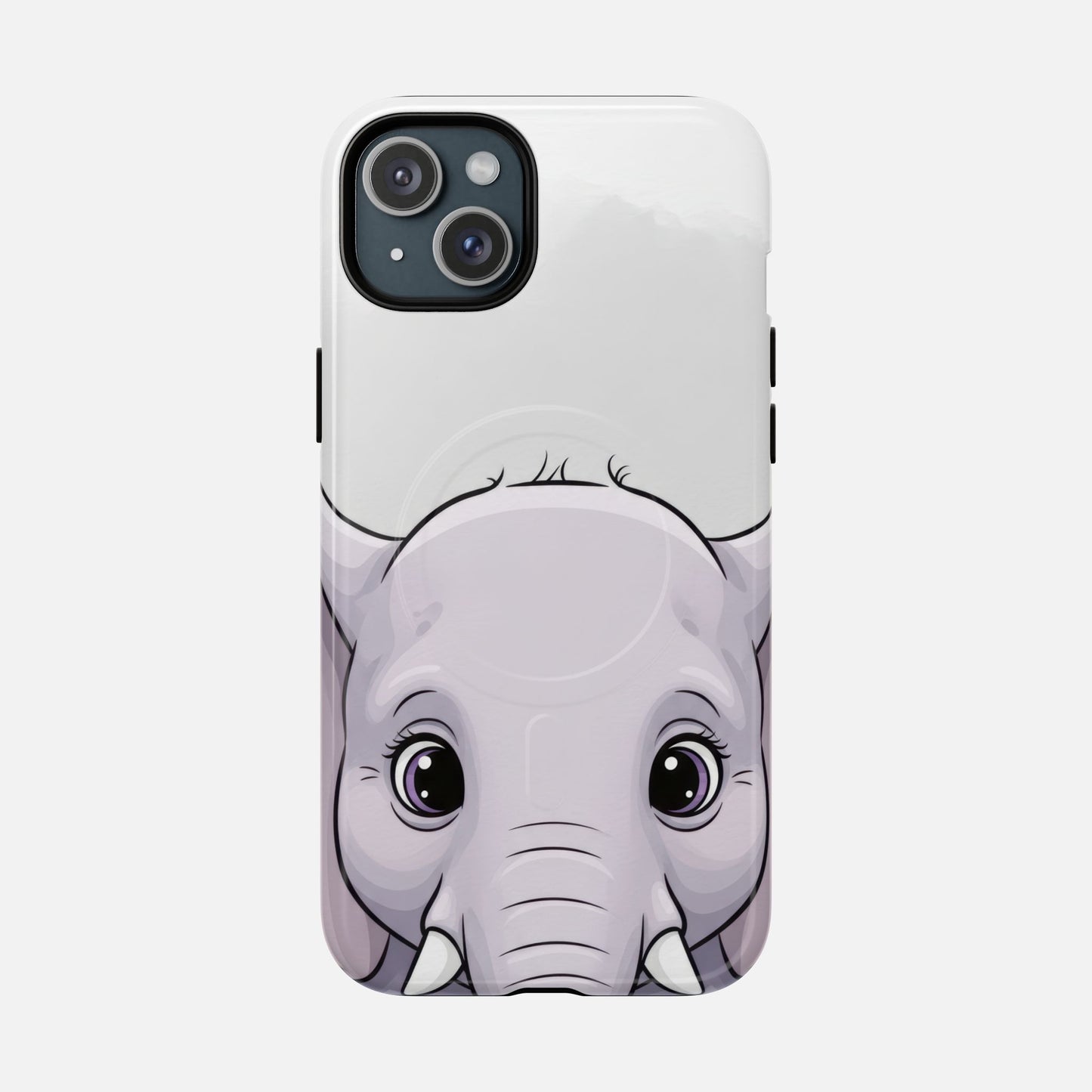 Cute Elephant iPhone Case — Tough Magnetic | MagSafe Compatible