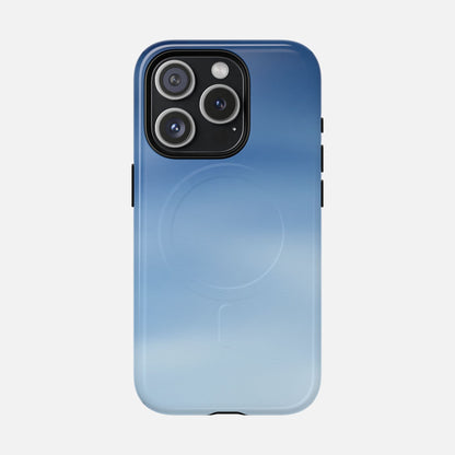 Gradient Blue iPhone Case — Tough Magnetic | MagSafe Compatible