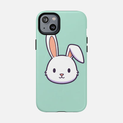 Cute Rabbit iPhone Case — Tough Magnetic | MagSafe Compatible