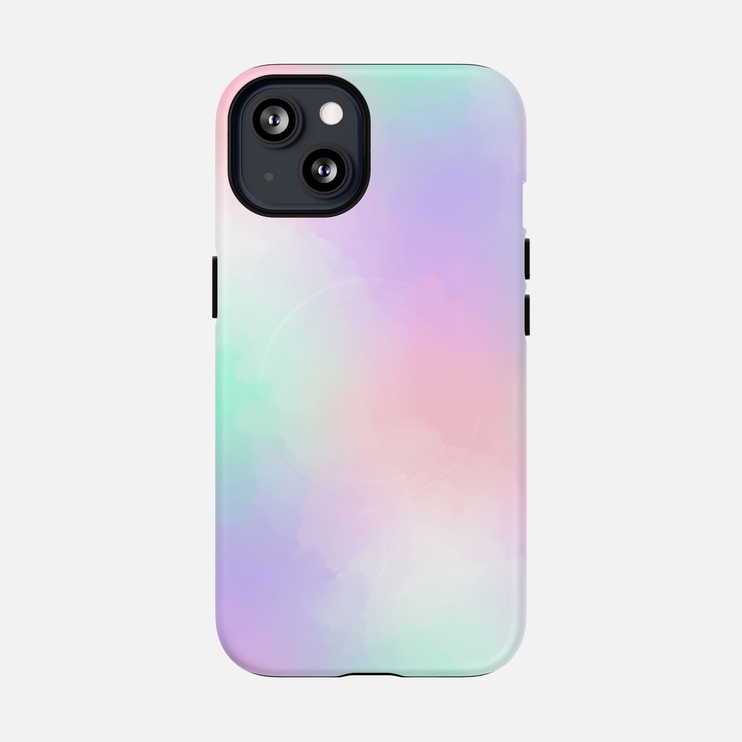 Pastel Gradient Soft Pink, Mint & Lavender iPhone Case — Tough Magnetic | MagSafe Compatible