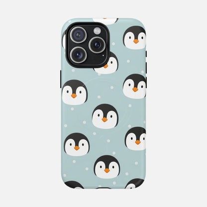 Penguin Pattern iPhone Case — Tough Magnetic | MagSafe Compatible