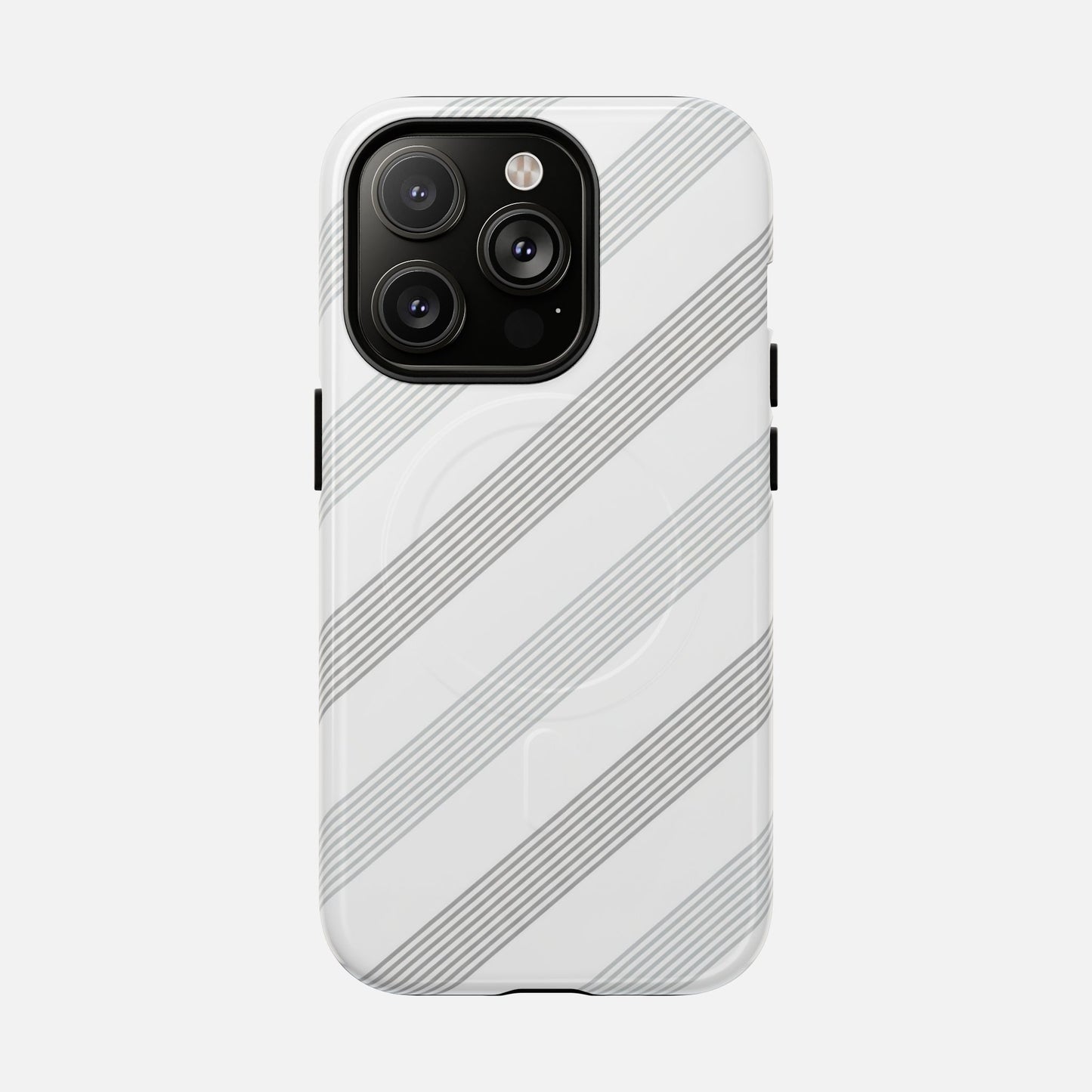 Minimal Diagonal Stripe iPhone Case — Tough Magnetic | MagSafe Compatible