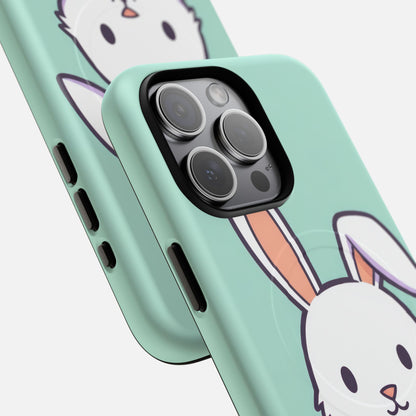 Cute Rabbit iPhone Case — Tough Magnetic | MagSafe Compatible