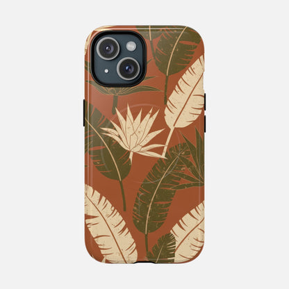 Tropical Leaf iPhone Case — Tough Magnetic | MagSafe Compatible