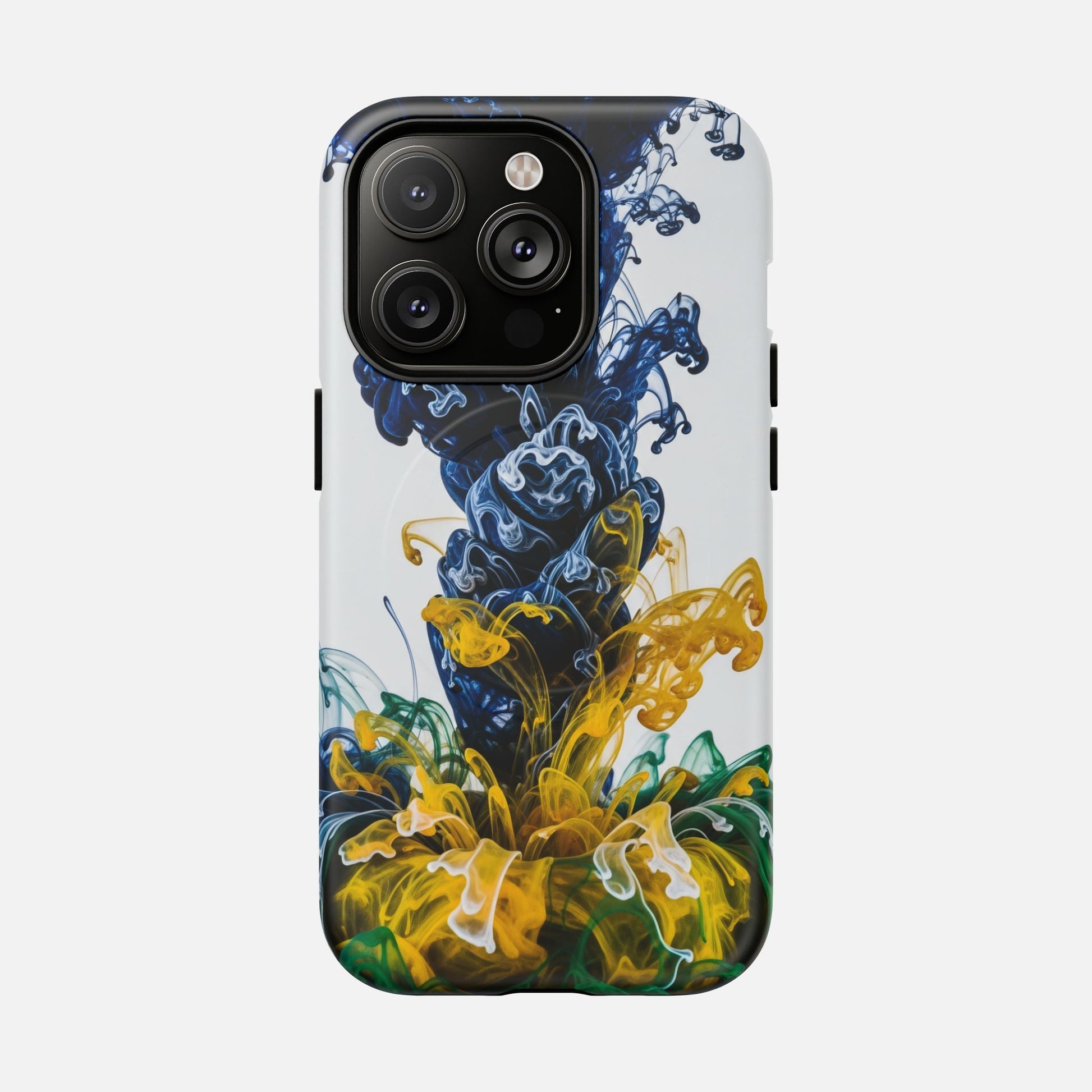 Abstract Ink Splash Tough Magnetic Phone Case iPhone 14 Pro Matte Phone Case