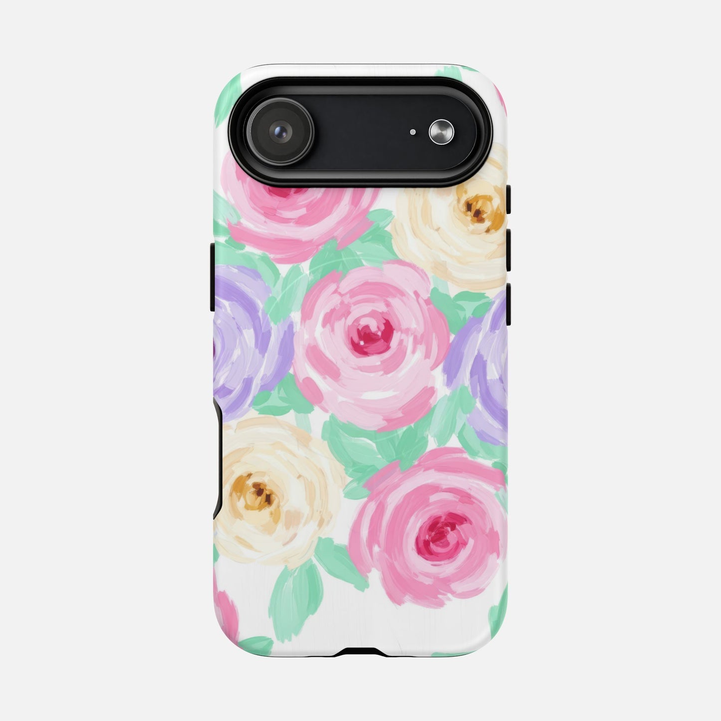 Floral Watercolor Roses iPhone Case — Tough Magnetic | MagSafe Compatible