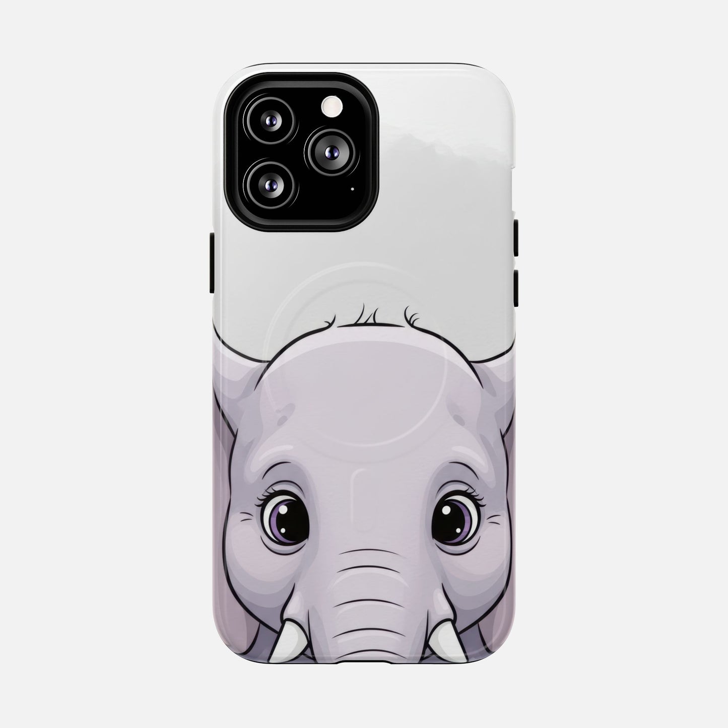 Cute Elephant iPhone Case — Tough Magnetic | MagSafe Compatible