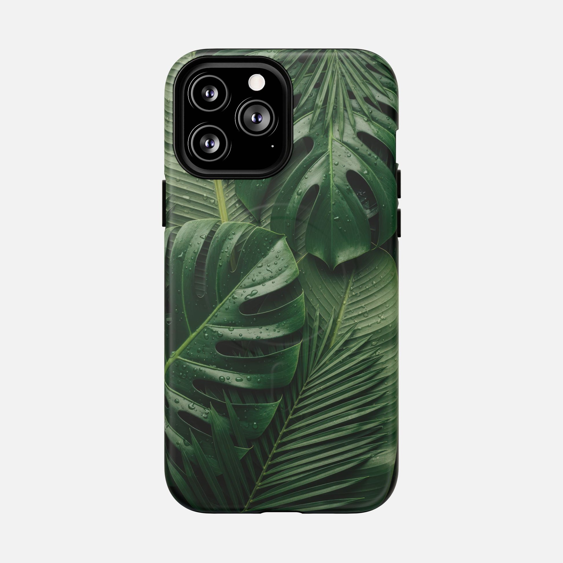 Tropical Monstera Magnetic Phone Case — Tough Protective iPhone Cover iPhone 13 Pro Max Matte Phone Case