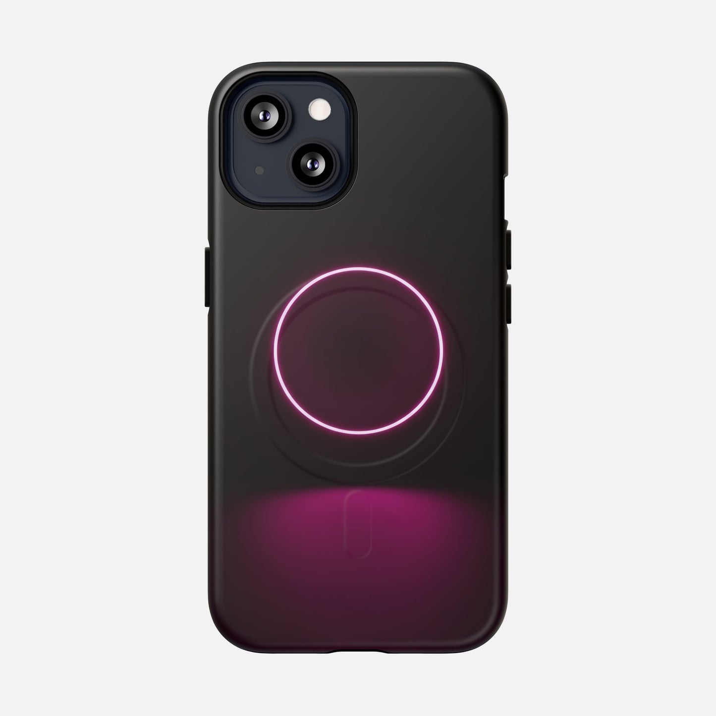 Neon Ring iPhone Case — Tough Magnetic | MagSafe Compatible