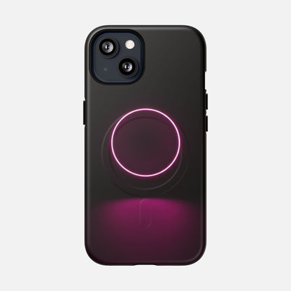Neon Ring iPhone Case — Tough Magnetic | MagSafe Compatible