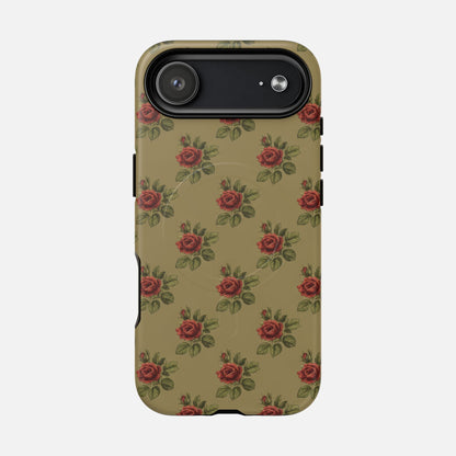 Vintage Rose iPhone Case — Tough Magnetic | MagSafe Compatible