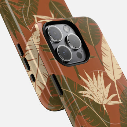 Tropical Leaf iPhone Case — Tough Magnetic | MagSafe Compatible