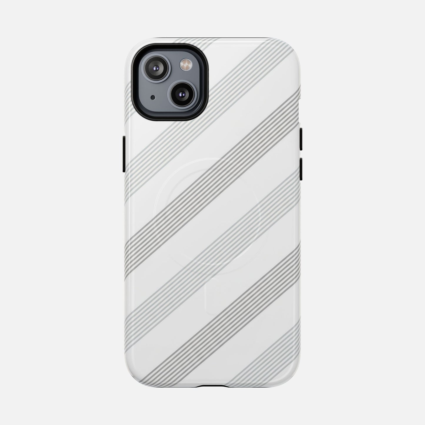Minimal Diagonal Stripe iPhone Case — Tough Magnetic | MagSafe Compatible