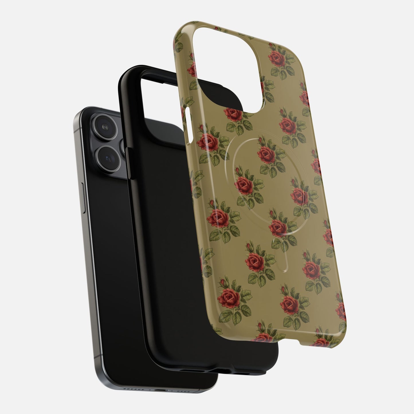 Vintage Rose iPhone Case — Tough Magnetic | MagSafe Compatible