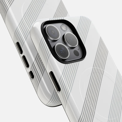 Minimal Diagonal Stripe iPhone Case — Tough Magnetic | MagSafe Compatible