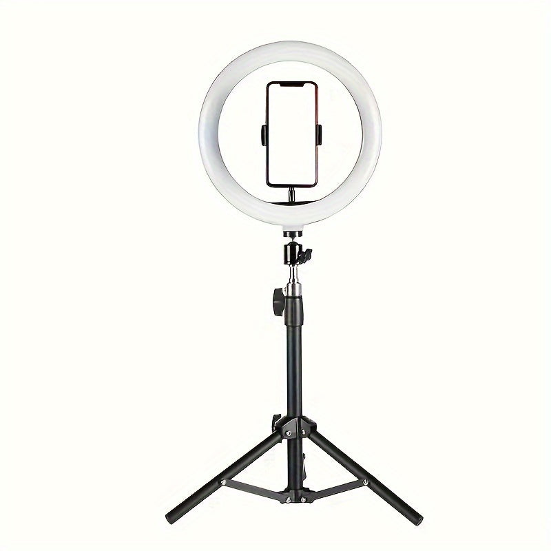 10-Inch LED Selfie Ring Light with Flexible Tripod & Phone Holder - Zaidni Store