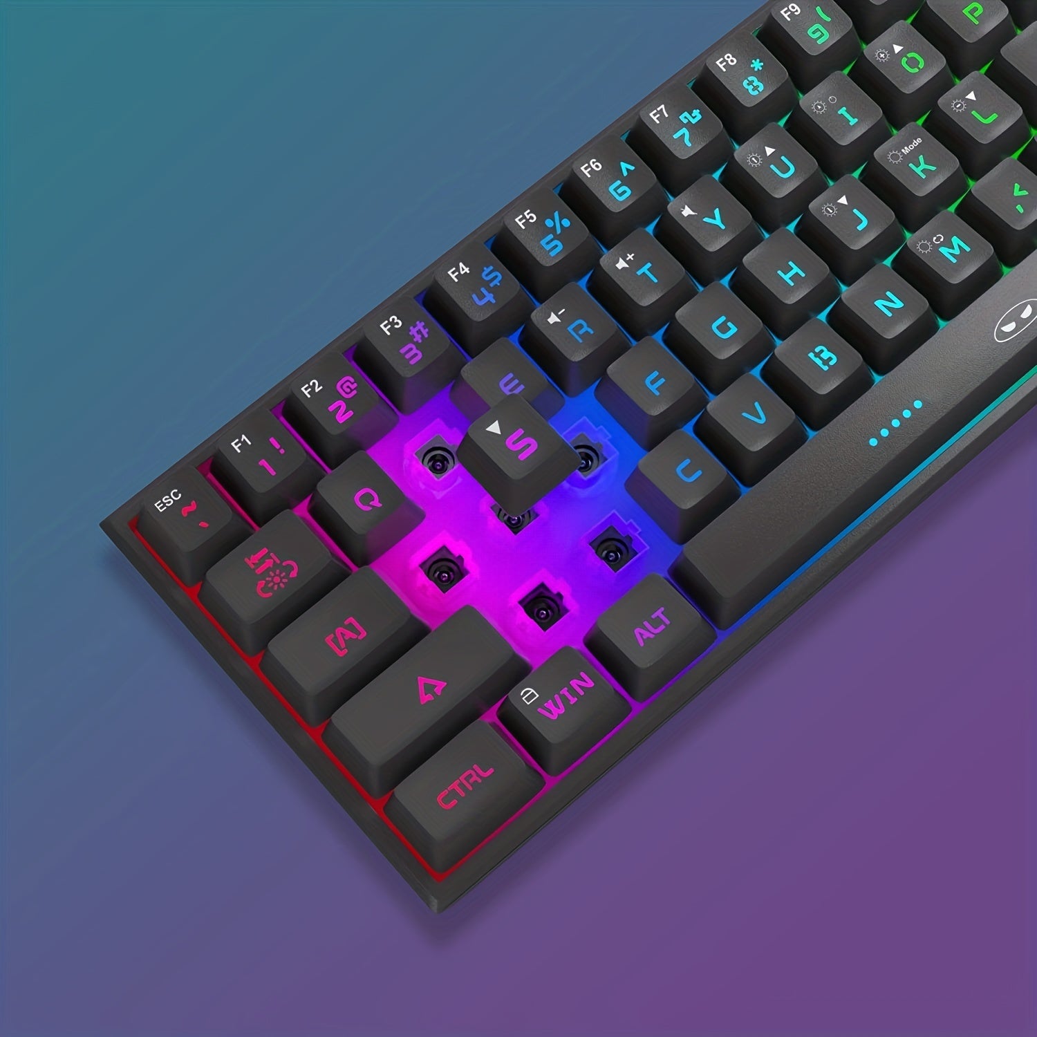 MageGee TS91 Mini 60% RGB Gaming Keyboard - Compact Wired Backlit Keyboard for Windows/Mac - Zaidni Store