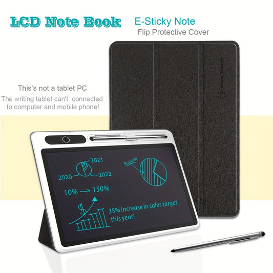 InnoreBorat LCD Notebook - Digital Drawing Pad with Faux Leather Case - Zaidni Store