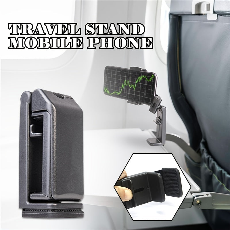 Foldable Airplane Phone Holder - Portable, Adjustable, and Rotatable Stand - Zaidni Store